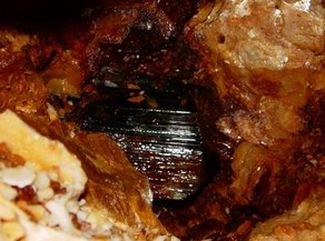 Tourmaline in pocket 11
