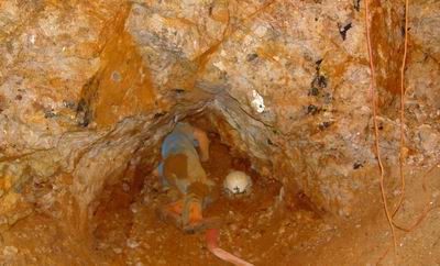 Richard looks into chamber two